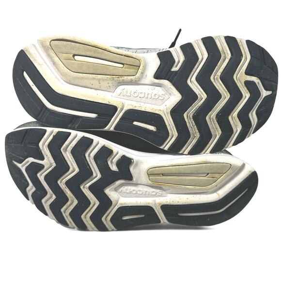 Saucony PWR Run Ride 13 Alloy/Black Running Gym Sneakers Women sz 9 - Picture 4 of 7